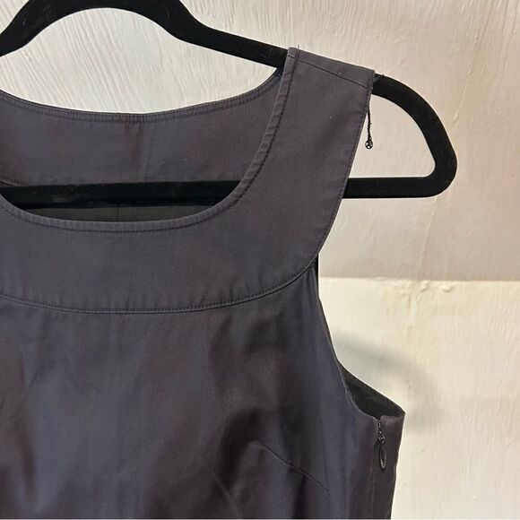 J.Crew Vintage Poplin Mini Shift LBD Black Mini Dress - Picture 4 of 7